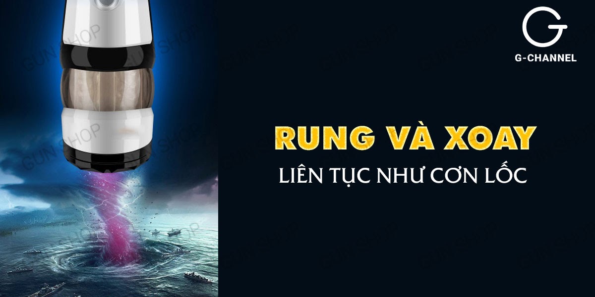Âm đạo giả thụt xoay đa chế độ sạc điện Ailighter Katerina 4 siêu kích thích