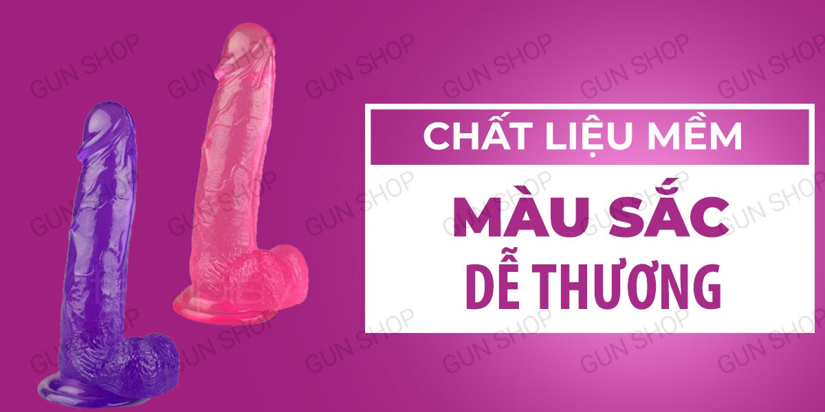 Dương vật giả dính tường Lovetoy Jelly Studs Siêu mềm Thỏa mãn
