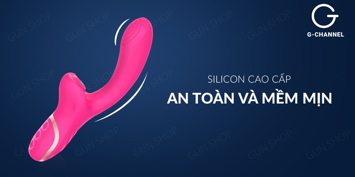 Dương vật giả Loveaider 7 chế độ rung nước màu hồng sướng