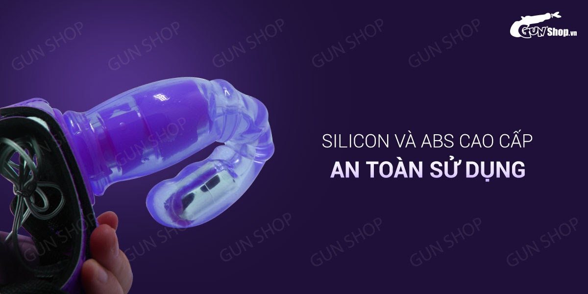  Nơi bán Dương vật giả có dây đeo 10 chế độ rung dùng pin - Aphrodisia Harness Rabbit Dong 8.5 loại tốt