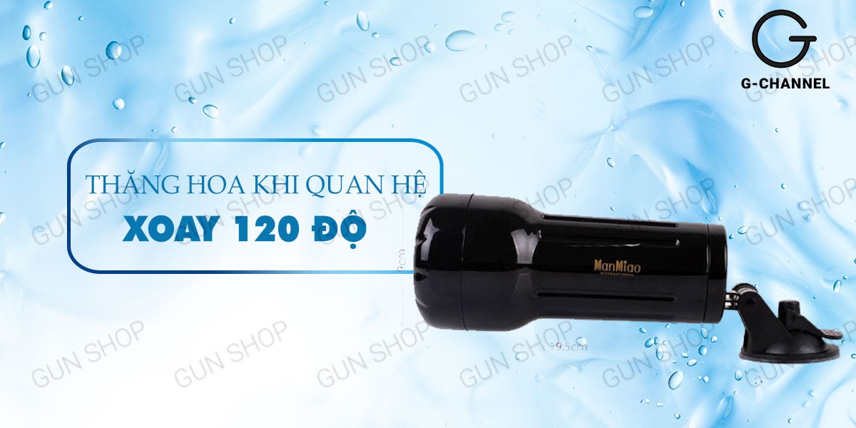 Âm đạo giả dính xoay 120 độ Spider Manmiao siêu thực uy tín
