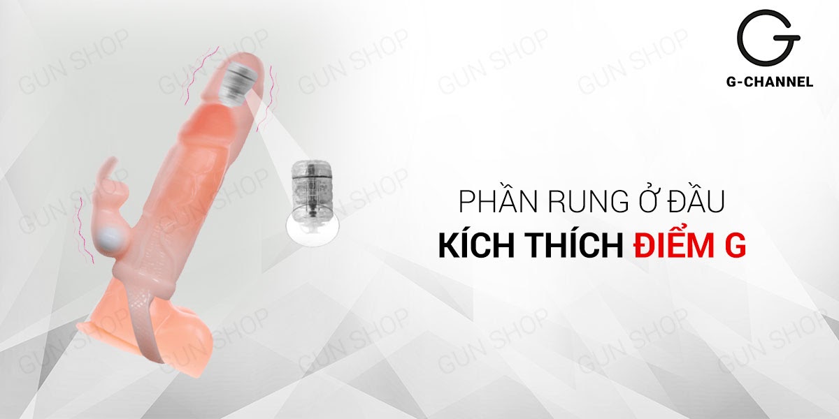 Bao cao su đôn dên Braveman tăng kích thước rung mạnh có quai đeo hấp dẫn