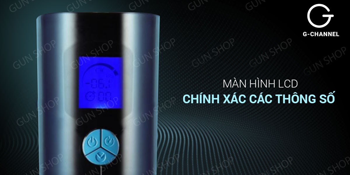 Máy tập dương vật tự động LCD Evo tăng kích thước hiệu quả tiện lợi