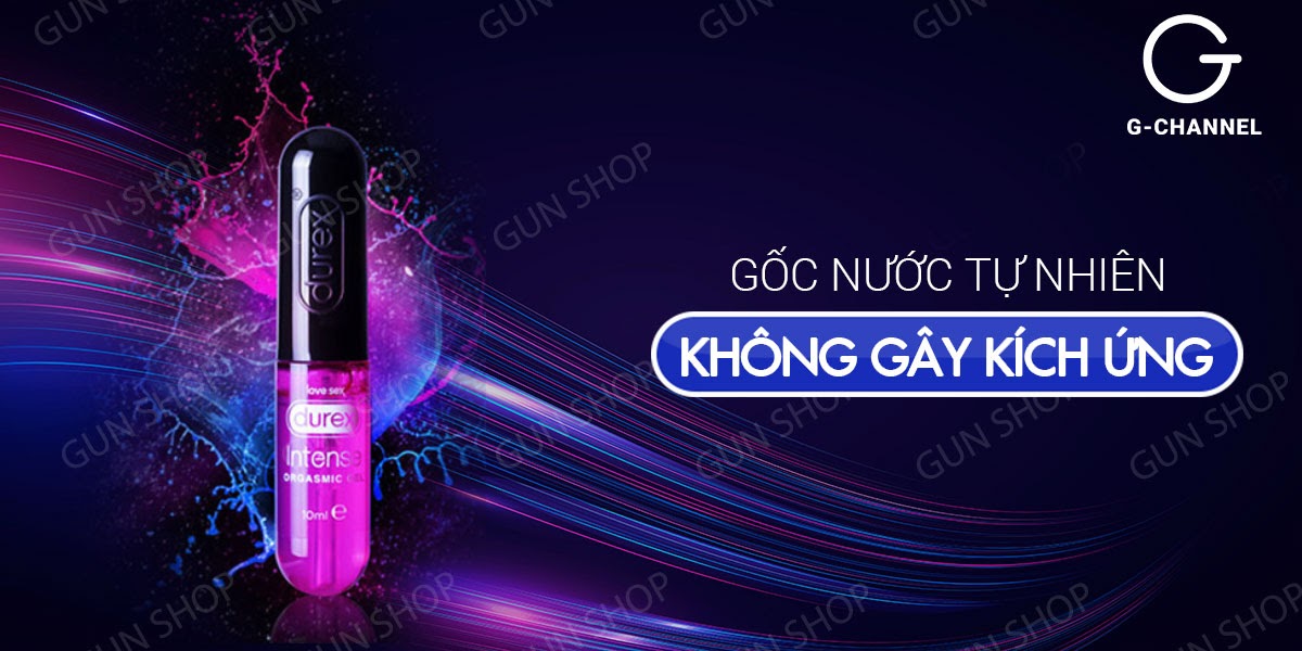 Gel bôi trơn nữ Durex Intense 10ml tăng khoái cảm lên đỉnh an toàn