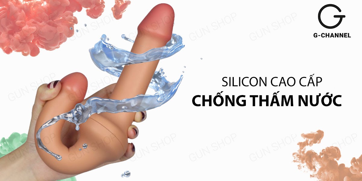 Dương vật giả 2 đầu rung uốn cong đa chiều Lovetoy Holy Dong kích thích đôi