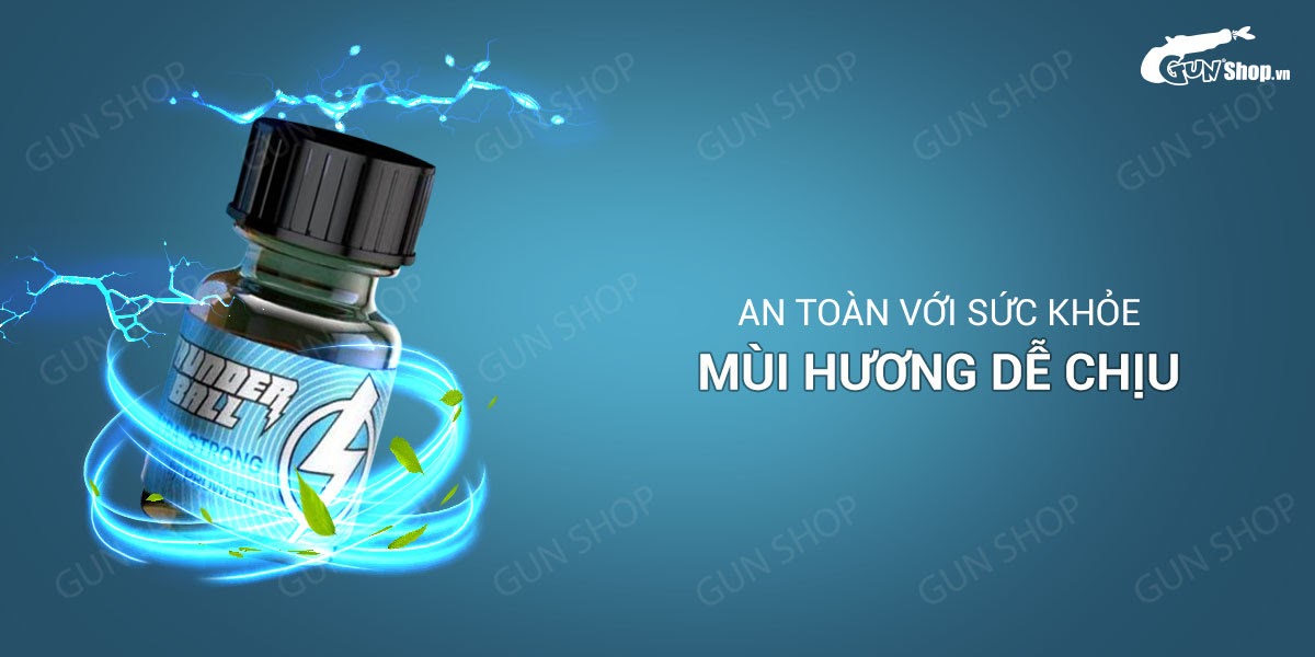 Popper Thunder Ball 10ml Mỹ chính hãng tăng khoái cảm hậu môn
