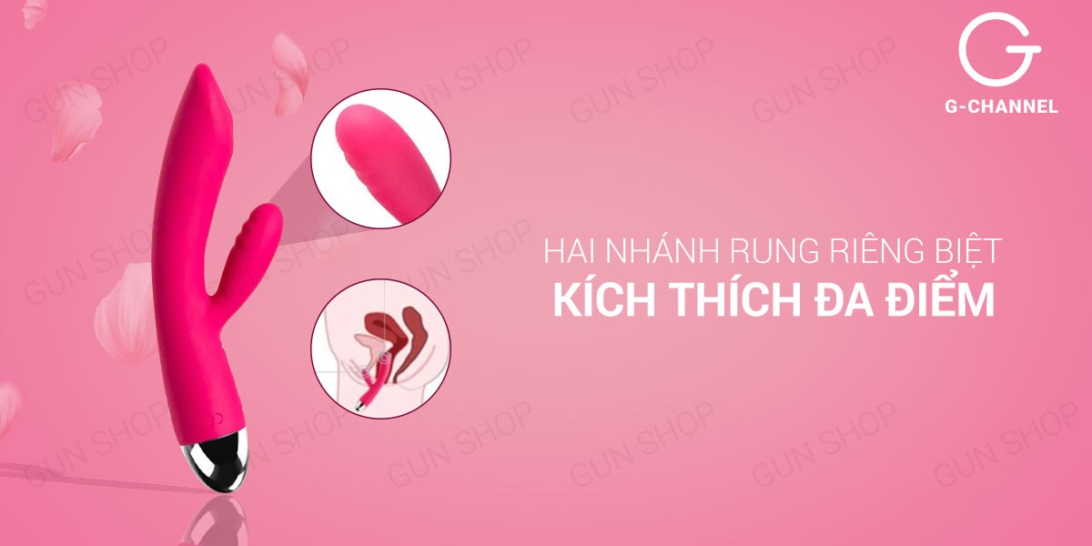 Dương vật giả Svakom Trysta Pink 35 chế độ rung sạc tiện lợi