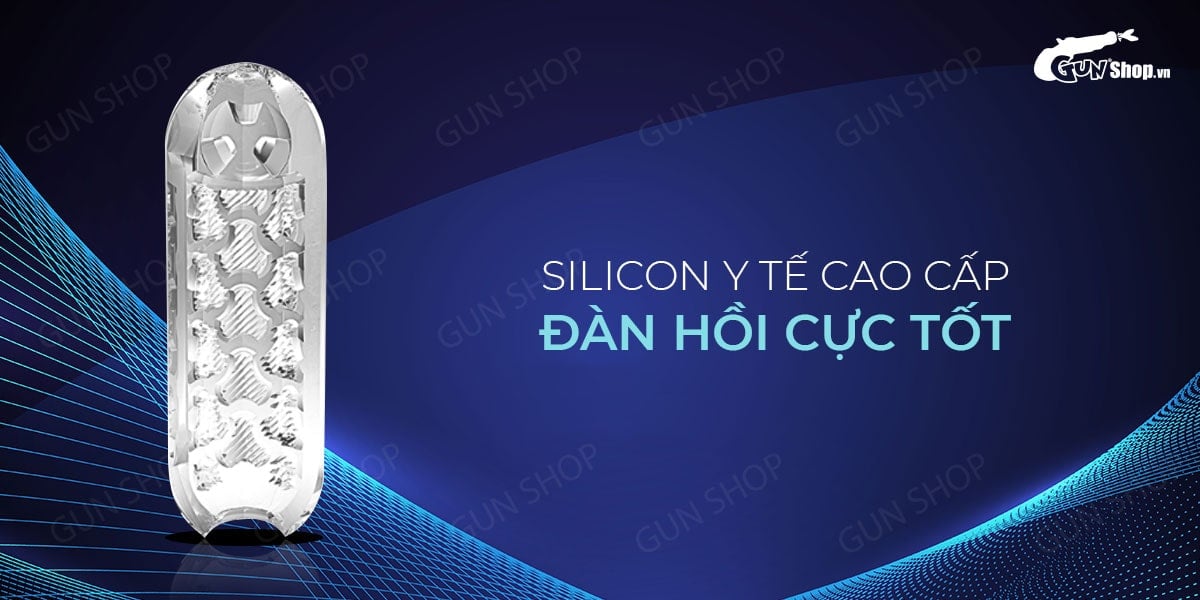 Âm đạo giả Tenga Spinner 01 Tetra xoắn ốc siêu mềm mại ôm khít