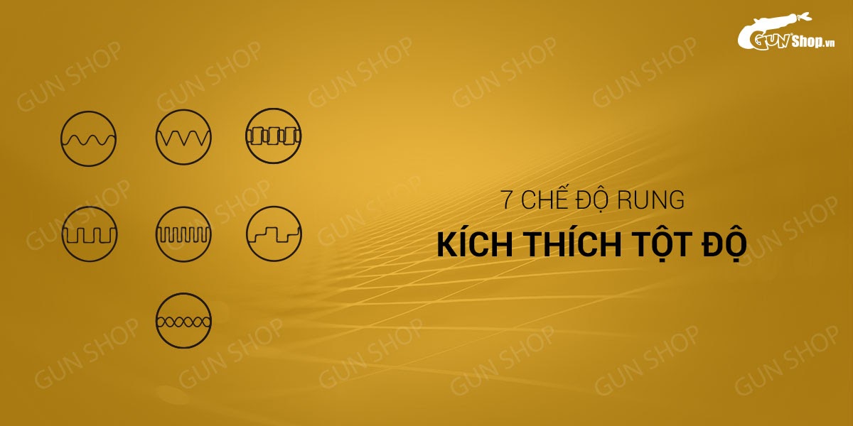 Trứng rung hậu môn điều khiển từ xa 7 chế độ cao cấp Nalone