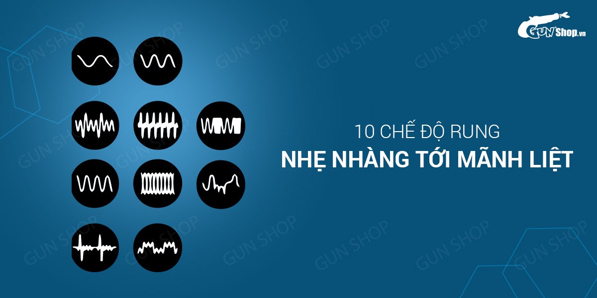 Que rung hậu môn 10 chế độ pin mạnh mẽ Lovetoy P-Spot Teaser
