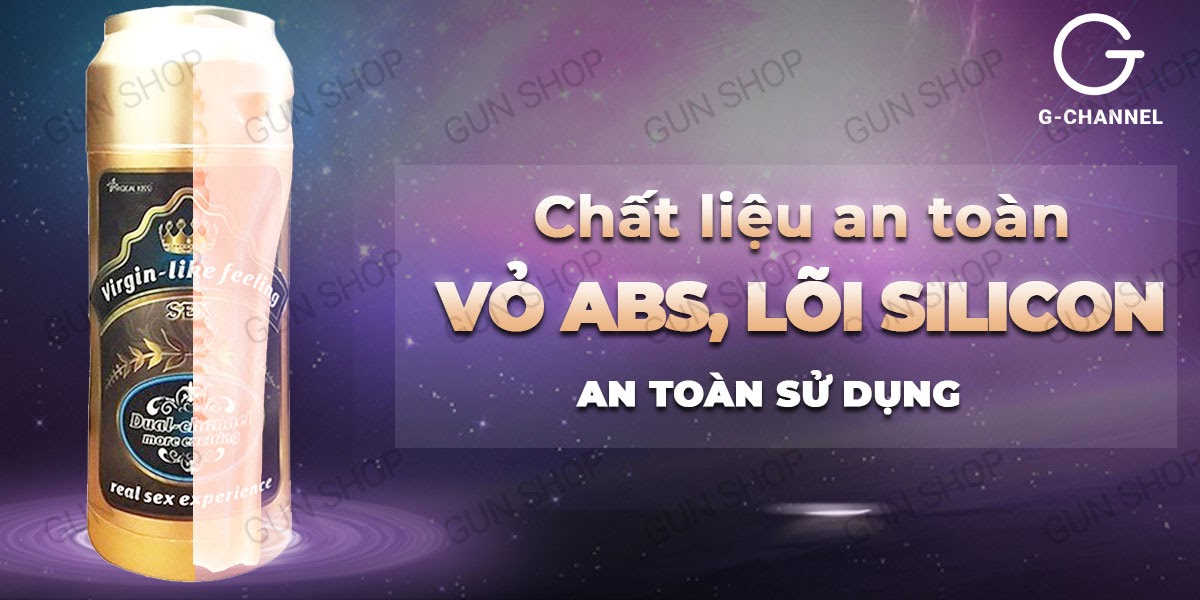 Máy rung giả lon bia Magical Kiss Gold hút cực mạnh kích thích