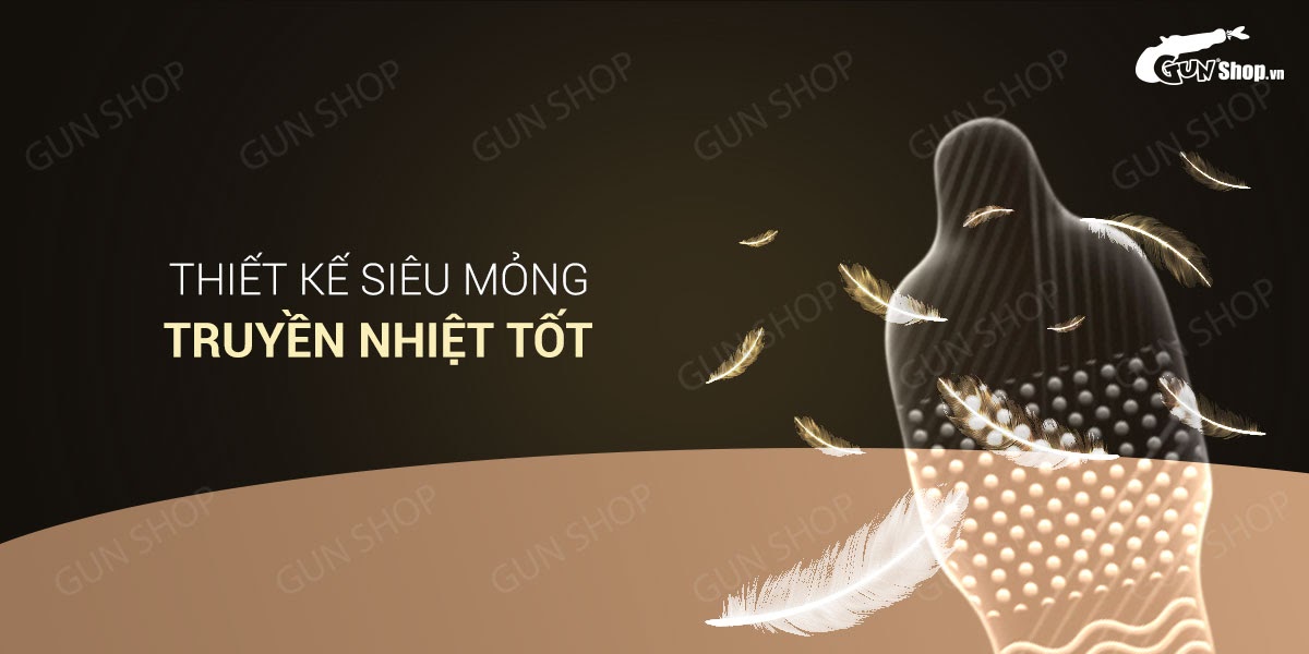Bao cao su OLO siêu mỏng gân gai kéo dài thời gian kích thích mạnh