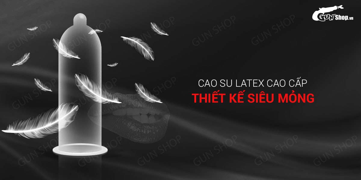 Bao cao su SO Classic mỏng gel bôi trơn nhiều an toàn hộp 12