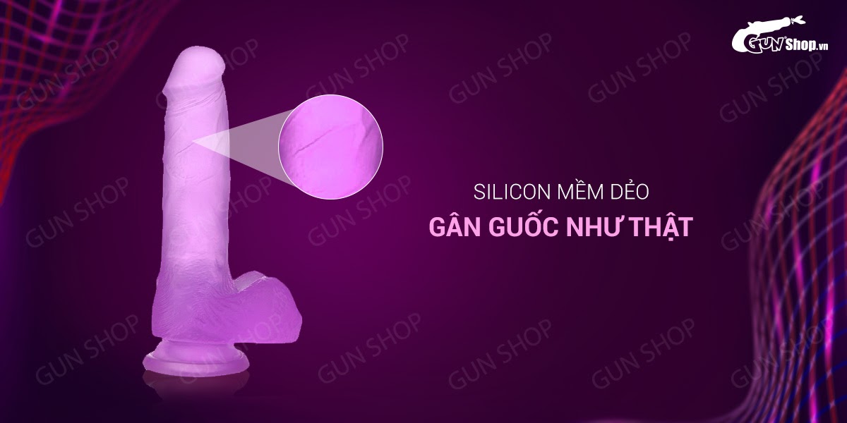Dương vật giả siêu mềm dẻo Jiuai dính tường chơi cực đã