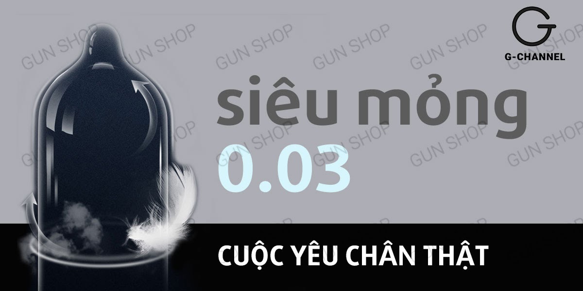 Bao cao su Kimono Xám siêu mỏng 0.03mm Hộp 12 cái an toàn mềm mại