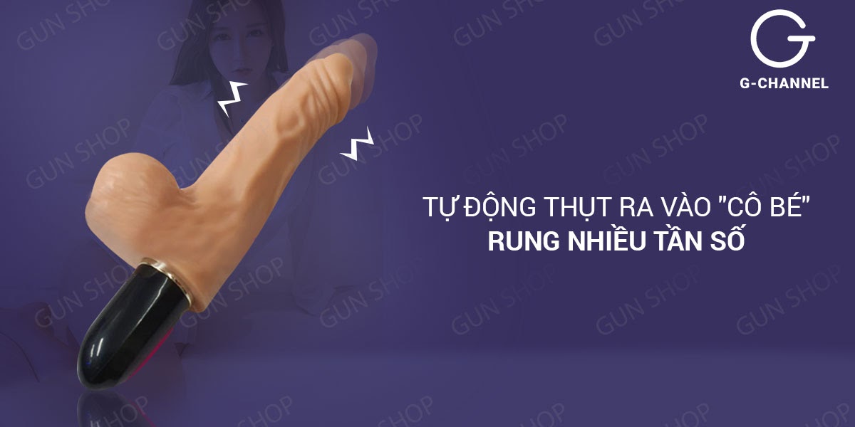 Dương vật giả Leten Caesar rung thụt tự động sưởi ấm cao cấp