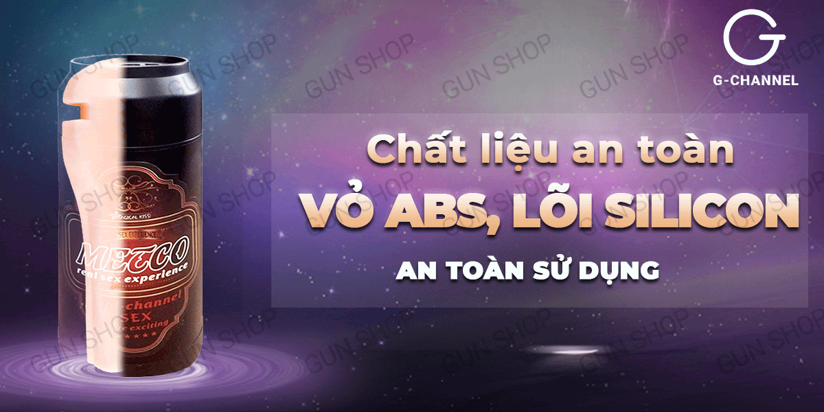 Âm đạo giả lon bia Magical Kiss Black chống thấm giá tốt
