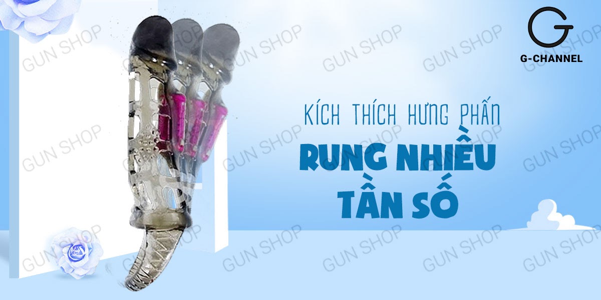 Bao cao su đôn dên Baile đen tăng kích thước rung mạnh mẽ an toàn
