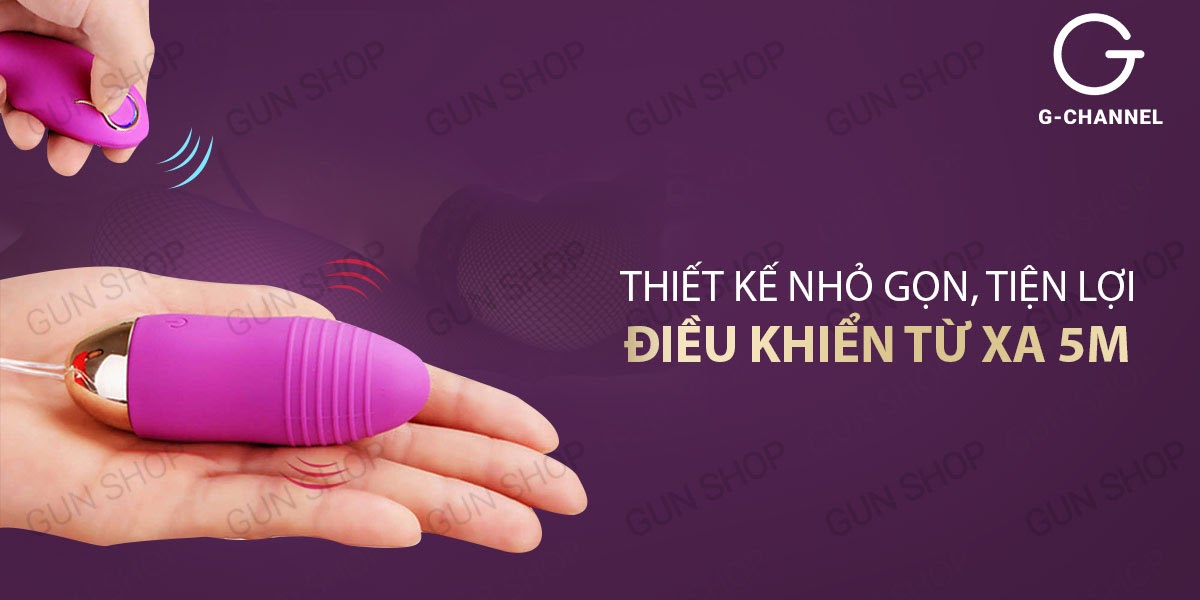 Trứng rung pin sạc từ xa nhiều chế độ massage kích thích nữ