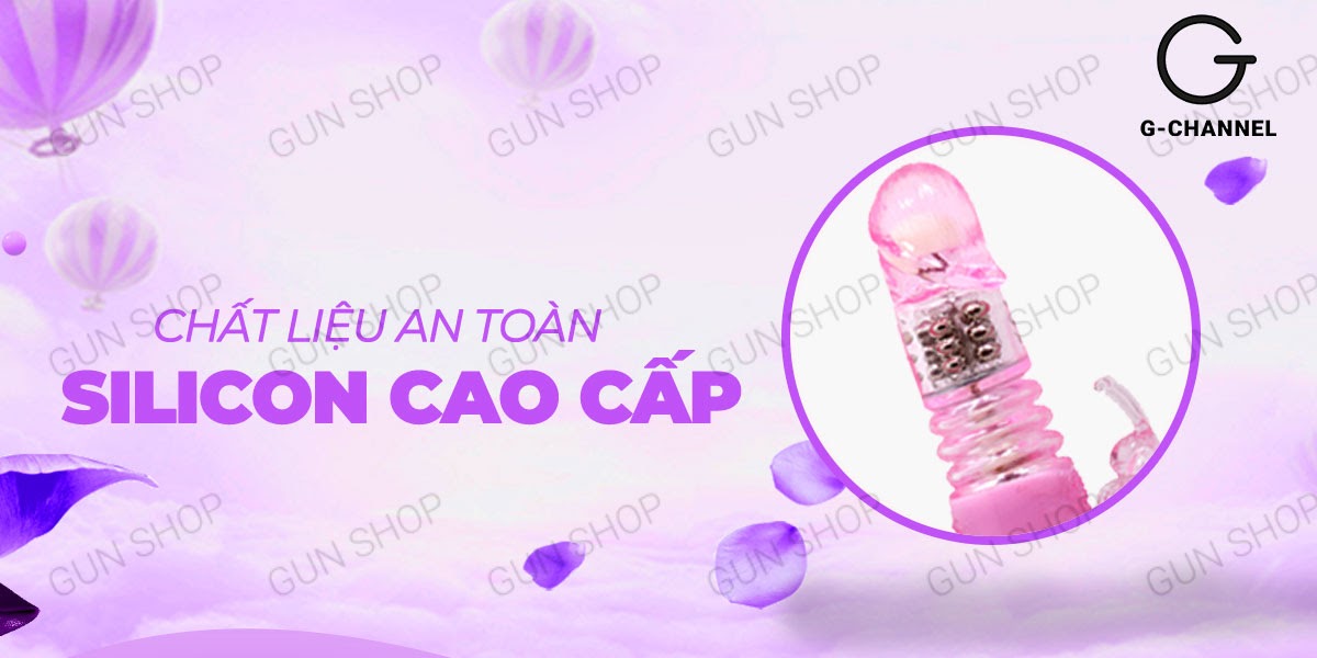Dương vật giả rung thụt 3 chế độ Butterfly Dance siêu thật
