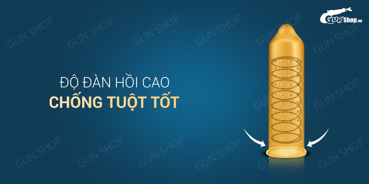Bao cao su OLO 0.01 Đồng Hồ Vàng kéo dài thời gian Hộp 10 cái bán chạy