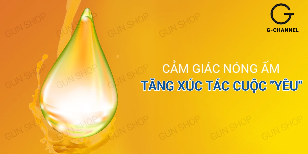Gel bôi trơn nóng ấm Durex Warming tăng khoái cảm dễ lên đỉnh 100ml