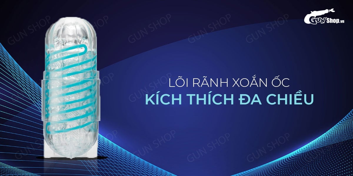 Âm đạo giả Tenga Spinner 01 Tetra xoắn ốc siêu mềm mại ôm khít