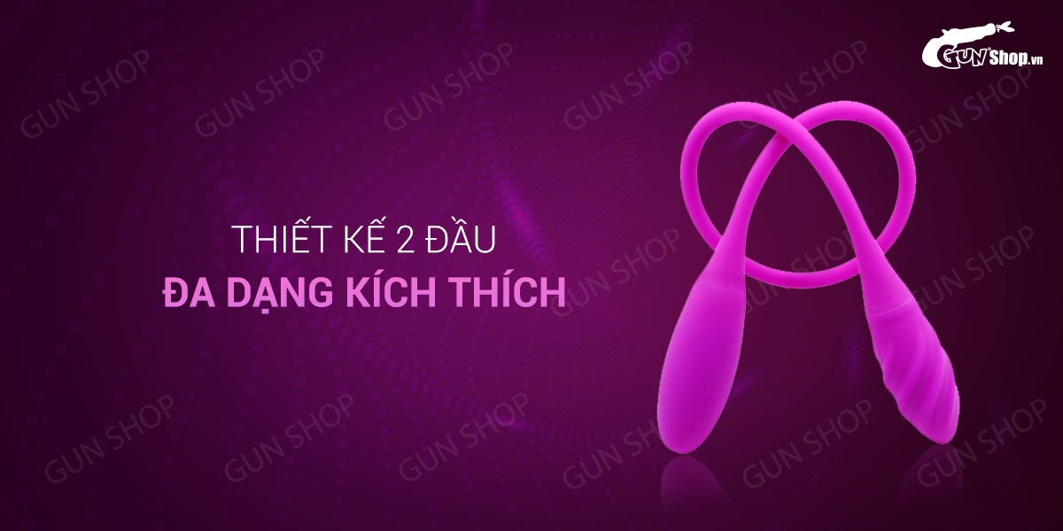 Trứng rung 2 đầu sạc USB 7 chế độ - Pretty Love Snaky siêu kích thích