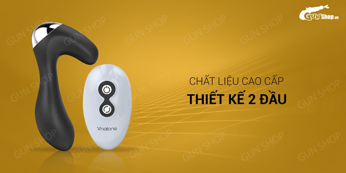 Trứng rung hậu môn điều khiển từ xa 7 chế độ cao cấp Nalone