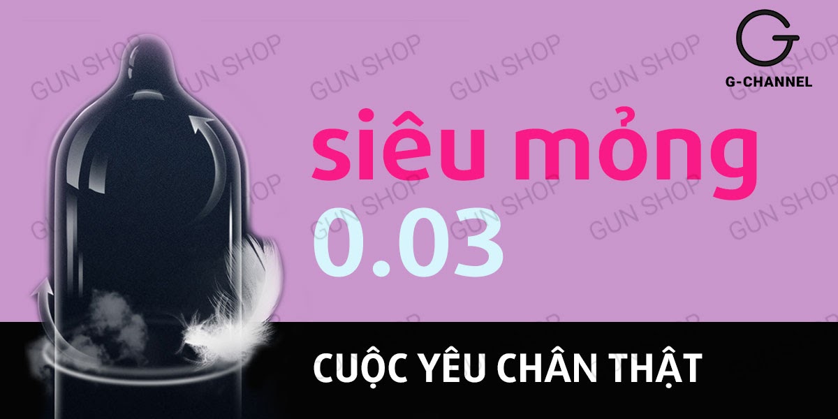 Bao cao su Kimono Hồng siêu mỏng 0.03mm hương anh đào thơm lâu hộp 12