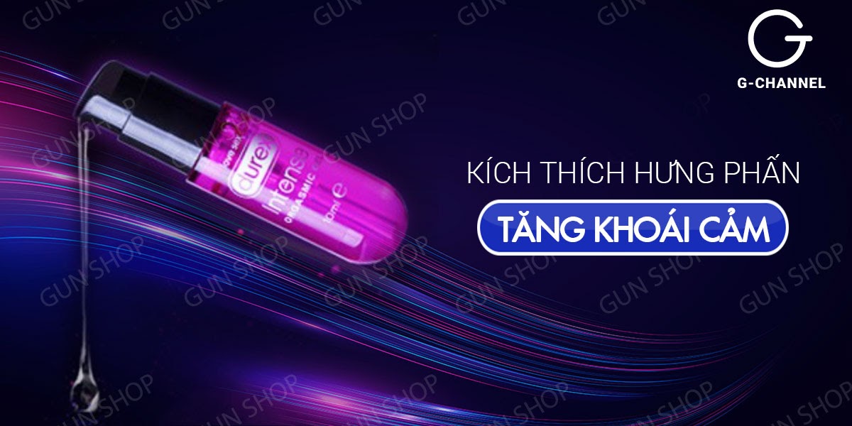 Gel bôi trơn nữ Durex Intense 10ml tăng khoái cảm lên đỉnh an toàn