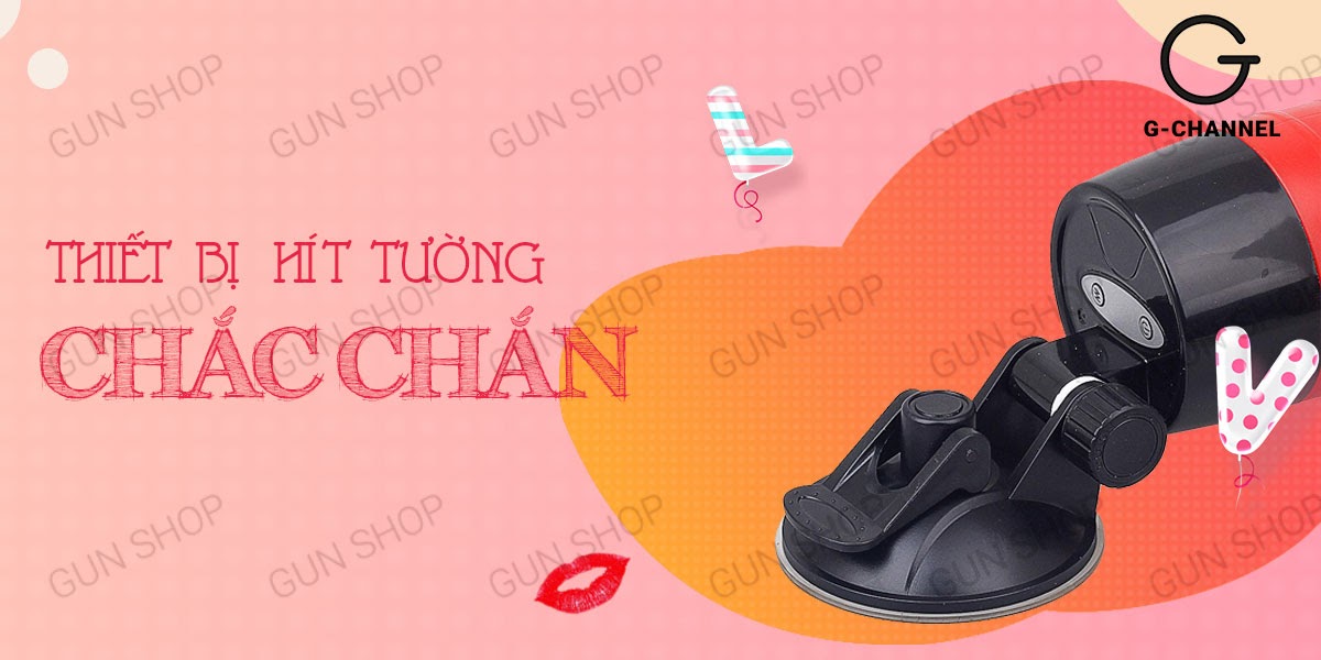 Âm đạo giả dính tường 12 tần số rung mạnh mượt Crazy Bull