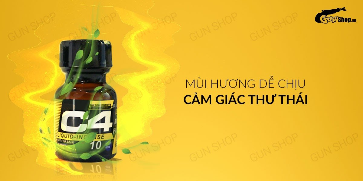 Popper C4 Yellow 10ml Mỹ chính hãng tăng khoái cảm siêu mạnh