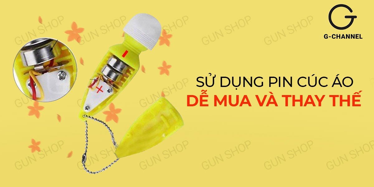 Móc khóa rung massage Mini Av Bar thư giãn tiện lợi quà tặng hot