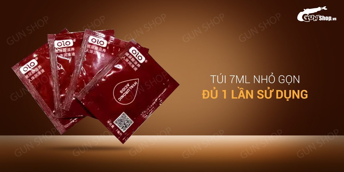 Gel bôi trơn gốc nước OLO không mùi 7ml an toàn dễ dùng