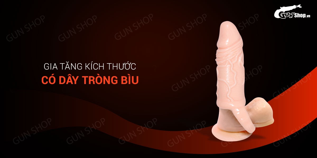 Bao cao su đôn dên tăng kích thước Pretty Love Breyden dây đeo hấp dẫn
