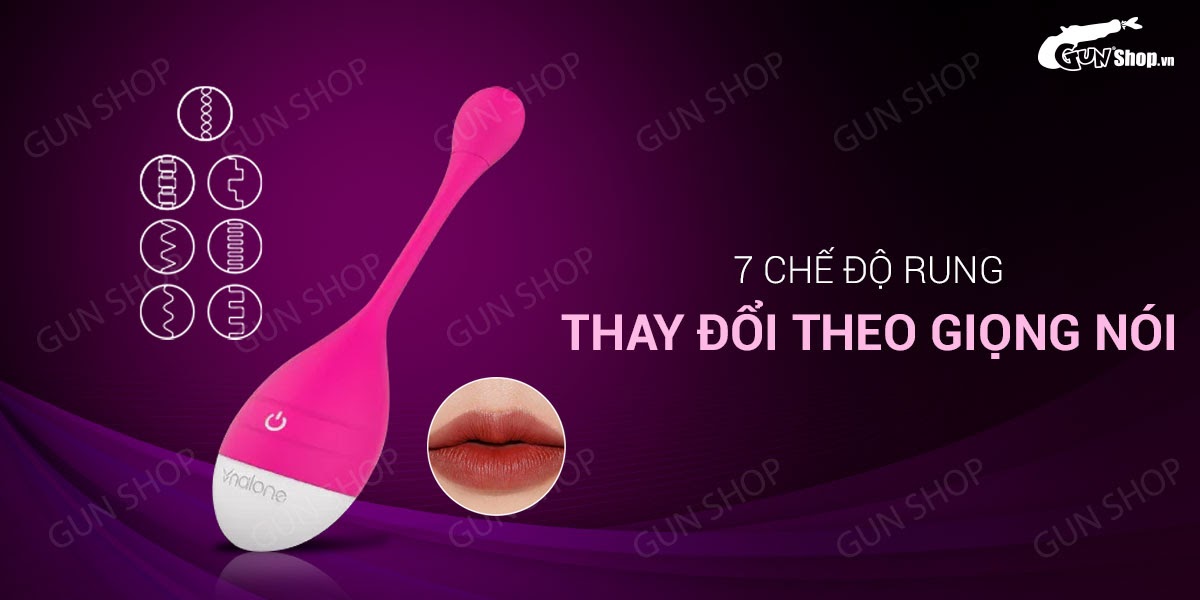 Trứng rung giọng nói sạc nhanh Nalone Sweetie kích thích mạnh
