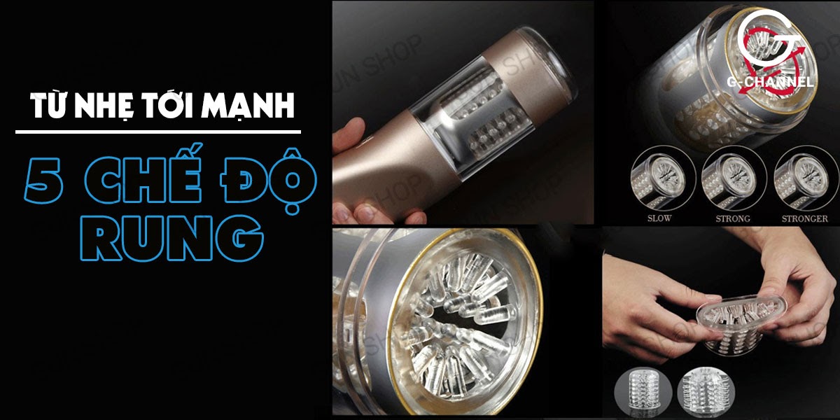 Âm đạo giả tự động đa chế độ sạc điện Ailighter Katerina 2 siêu thực