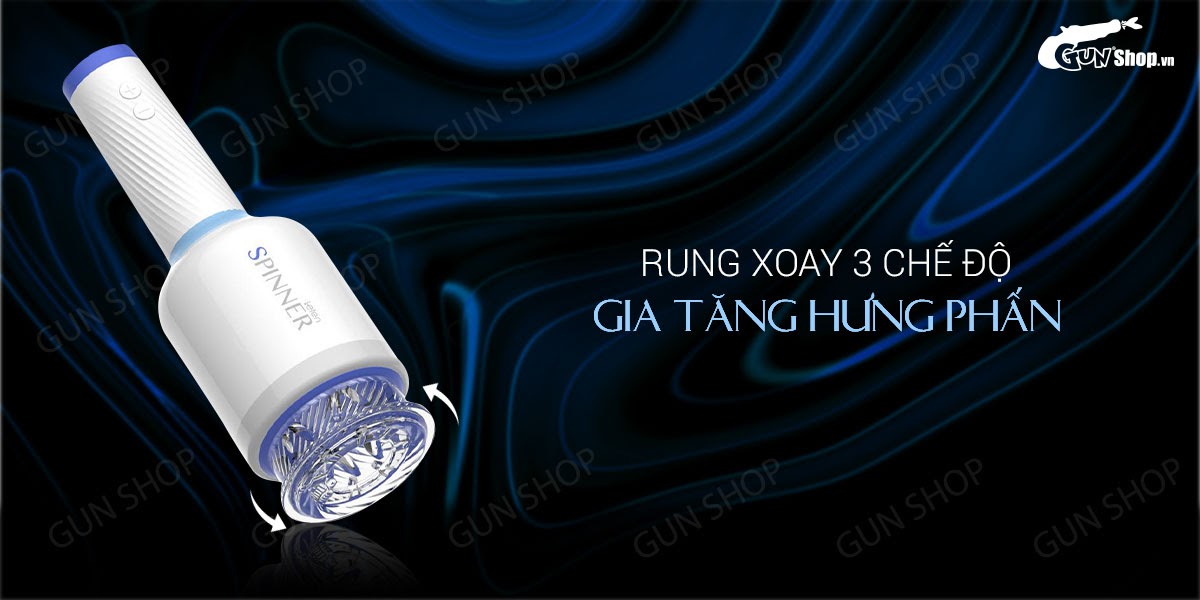 Máy rung âm đạo giả Leten Spinner cao cấp sạc nhanh siêu thích