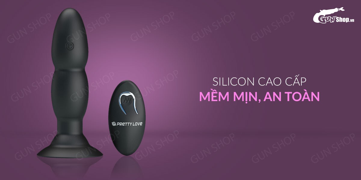 Que rung hậu môn 4 chế độ silicon mềm mịn điều khiển từ xa siêu đã