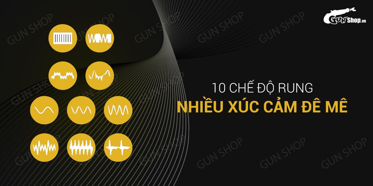 Que rung hậu môn 10 chế độ, pin bền, Lovetoy P-Spot Plug hot