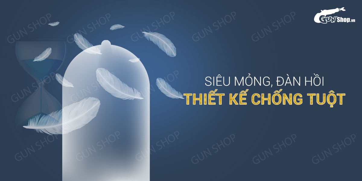 Bao cao su OLO 0.01 Đồng Hồ Xanh Kéo dài thời gian Hương vani Hộp 10 cái Chất lượng cao