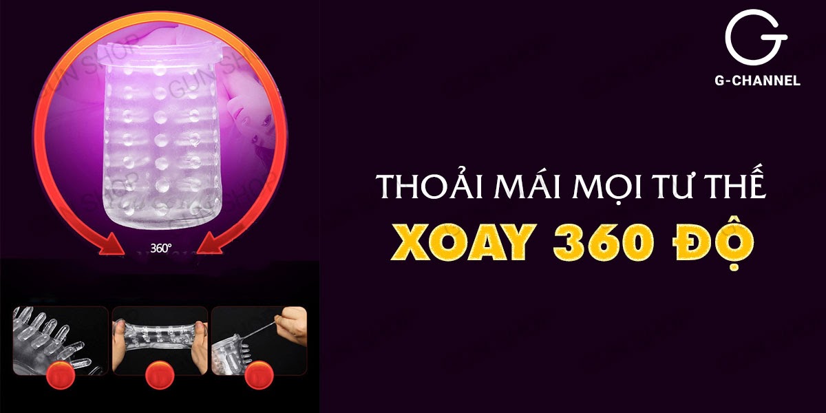 Âm đạo giả thụt xoay đa chế độ sạc điện Ailighter Katerina 4 siêu kích thích