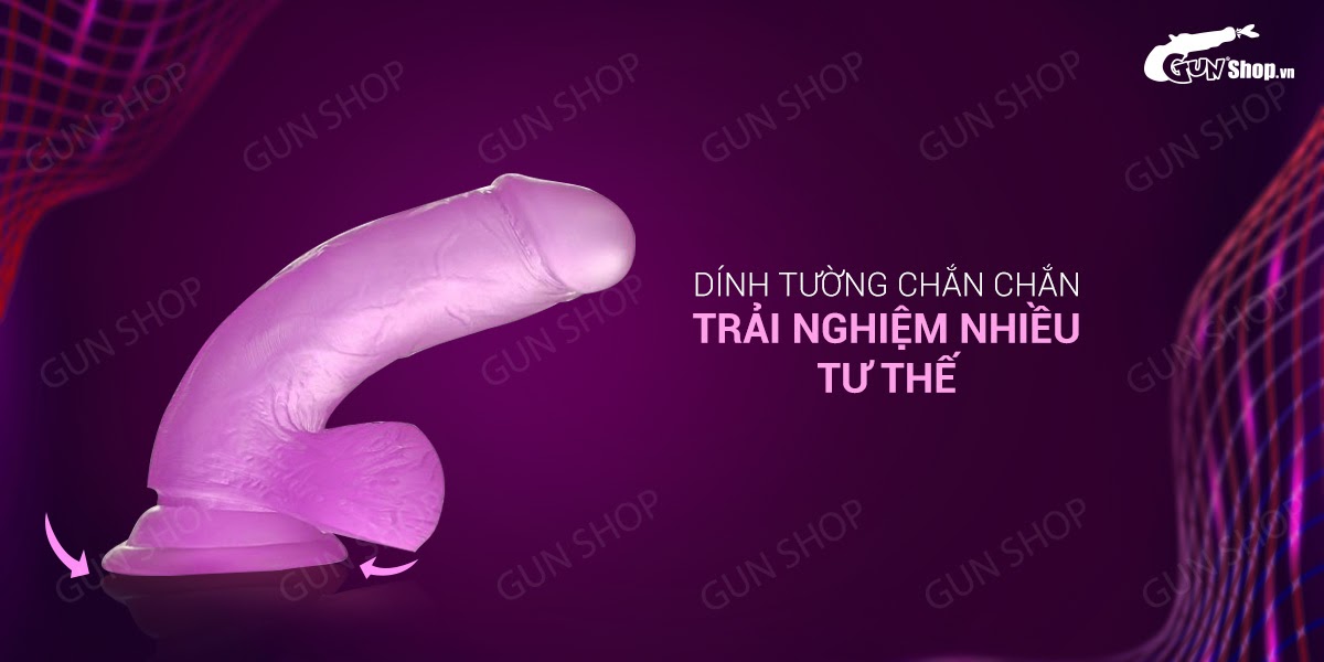 Dương vật giả siêu mềm dẻo Jiuai dính tường chơi cực đã