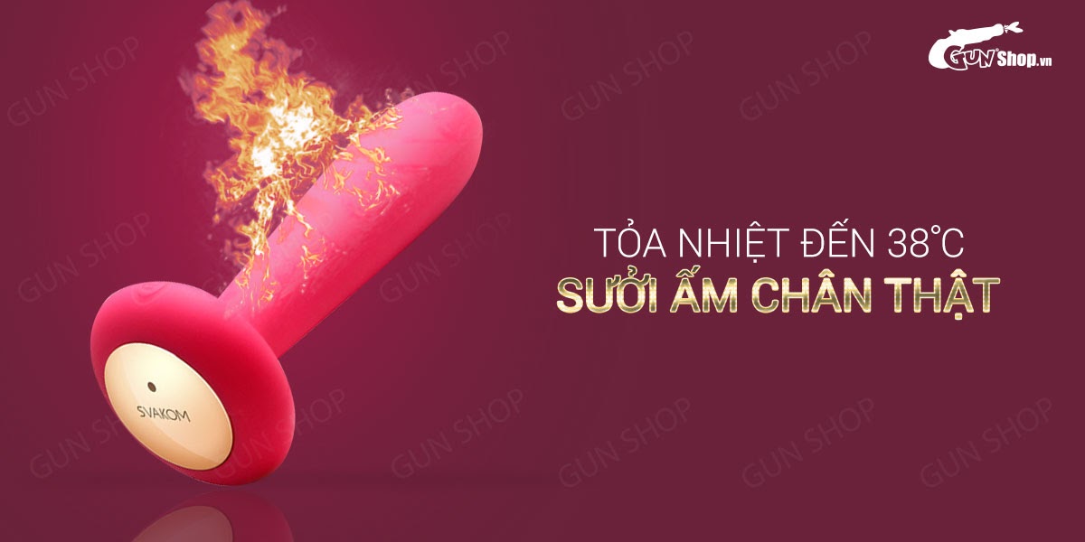 Trứng rung điều khiển từ xa Svakom Primo sưởi ấm cao cấp kích thích mạnh
