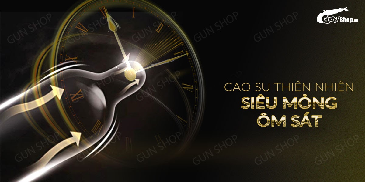 Bao cao su OLO 0.01 Black siêu mỏng kéo dài quan hệ hộp 10