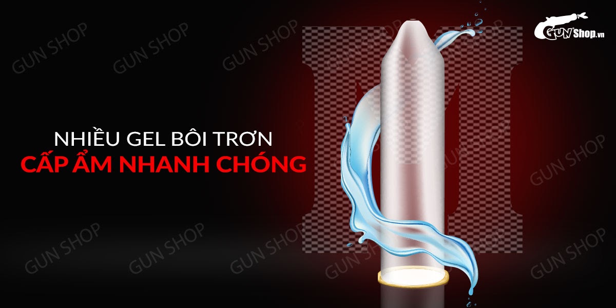 Bao cao su Muaisi 0.01 Đen siêu mỏng 0.01mm hộp 10 cái an toàn thoải mái