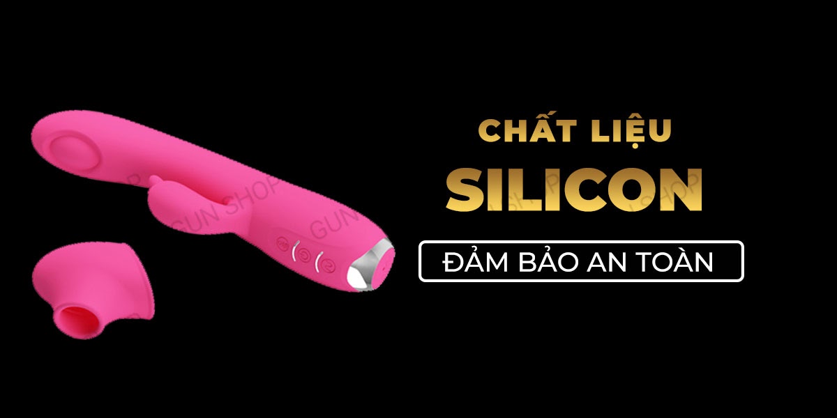 Máy rung massage 2 đầu Pretty Love Regina sạc điện kích thích đỉnh