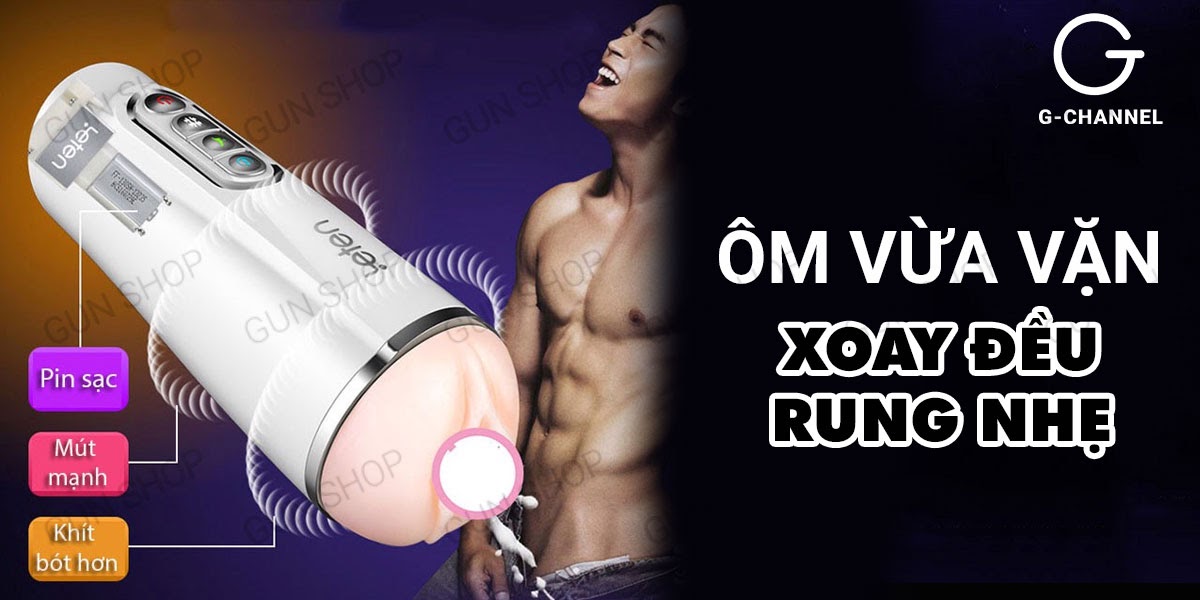 Âm đạo tự động Leten cao cấp sạc điện tiện lợi mạnh mẽ