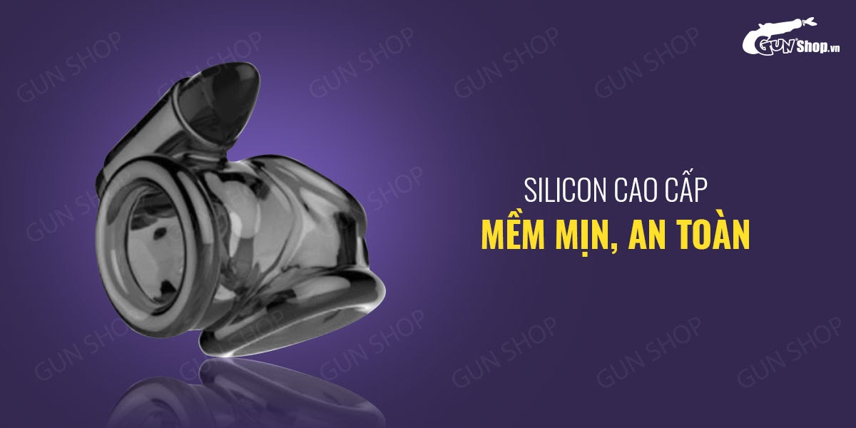 Bao cao su dương vật đôn dên rung mạnh tăng kích thước Cock Sleeves